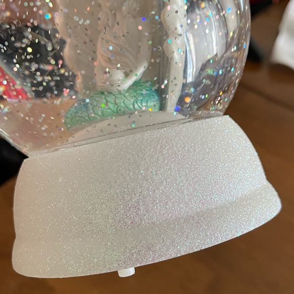 NWT Bath & Body Works WATER GLOBE MERMAID 3-Wick Candle Holder - Picture 6 of 6